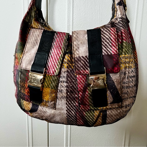 LAMB LeSportsac Gwen Stefani Donegal Plaid Print Bag - Picture 2 of 14